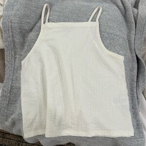 Madewell Women's Cream Textured Top